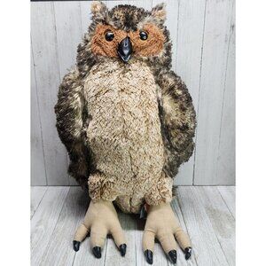 Melissa and Doug Barn Owl Plush Realistic Stuffed Animal Toy 16'' Super Soft